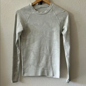 lululemon athletica textured Crew neck top